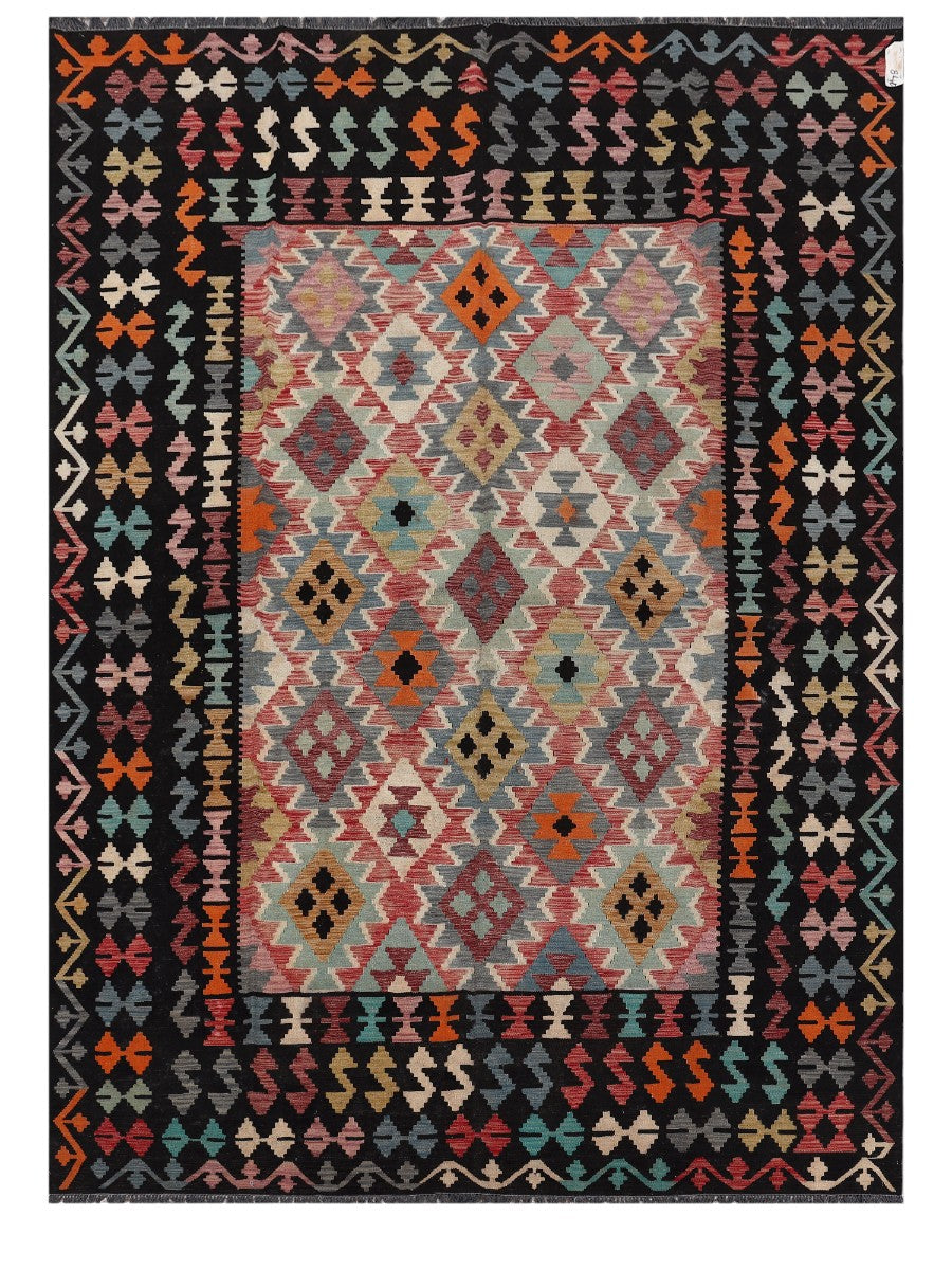 Maimana Afghanistan Kilim Rug - 355 x256 cm
