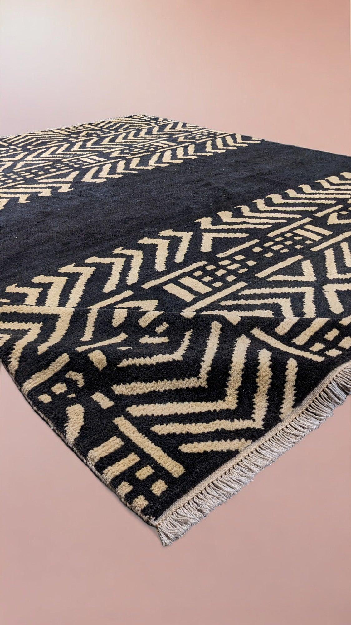 Dinka Hand Knotted Rug - 278 x 253 cm