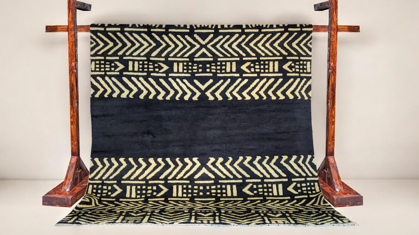 Dinka Hand Knotted Rug - 278 x 253 cm